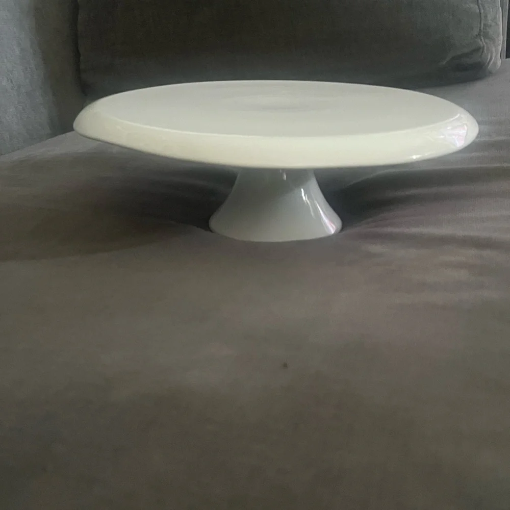 Chic White Serving Platter